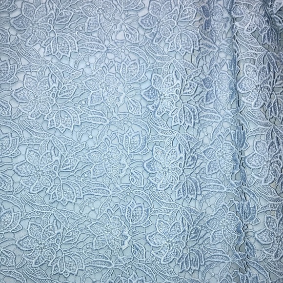 Zara Stunning Light Blue Lace Guipure Dress - Picture 9 of 13